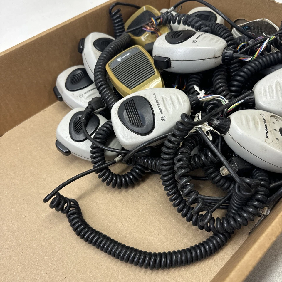 Lote de 17 MICRÓFONOS MOTOROLA/VERTEX PARA RADIO BIDIRECCIONAL Foto 3 de 4