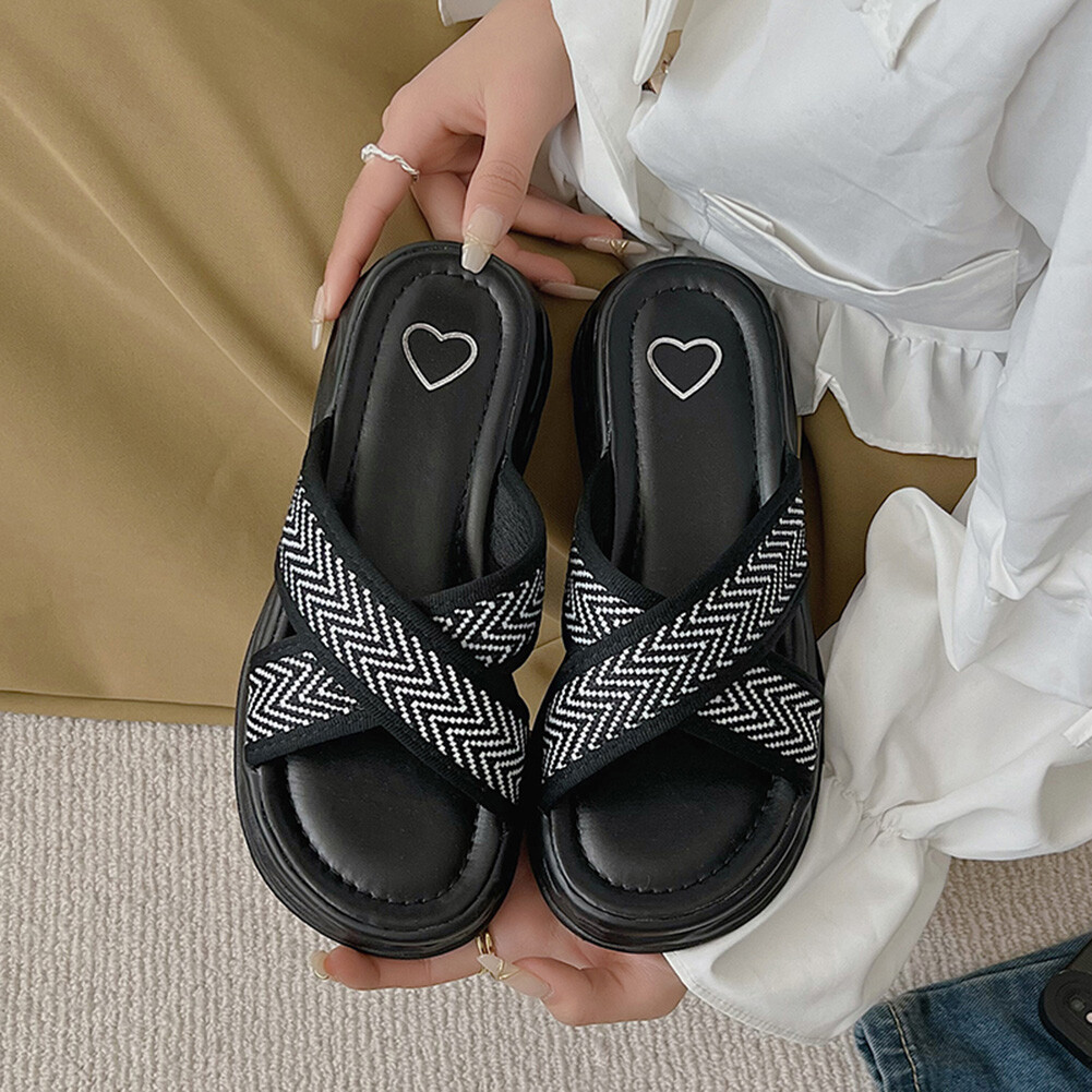 APL Ciabatte donna con cinturino incrociato antiscivolo suola spessa traspiranti per vacanze