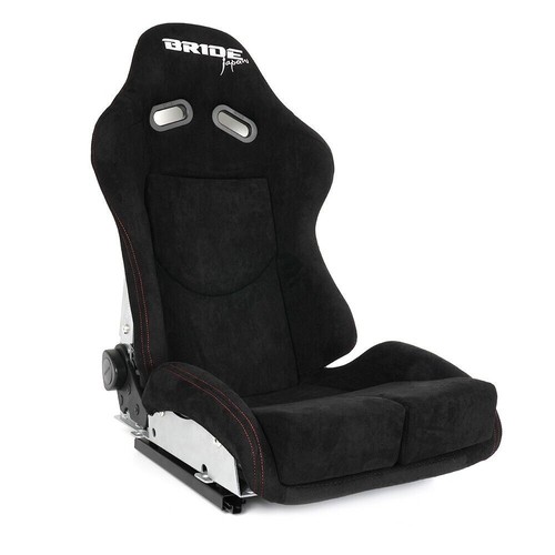 2X Bride Racing Seats Low Max+Carbon Fiber Shell+Adjustable Backrest + Slider - Picture 8 of 12