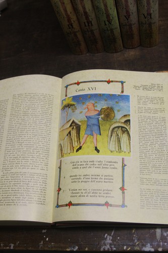 divina commedia fabbri 6 volumi inferno purgatorio paradiso completa - Foto 6 di 6