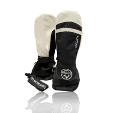 ​ALTITUDE TECH ALPINE ARMY LEATHER HELI SKI SNOWBOARD WINTER MITTEN (XL)