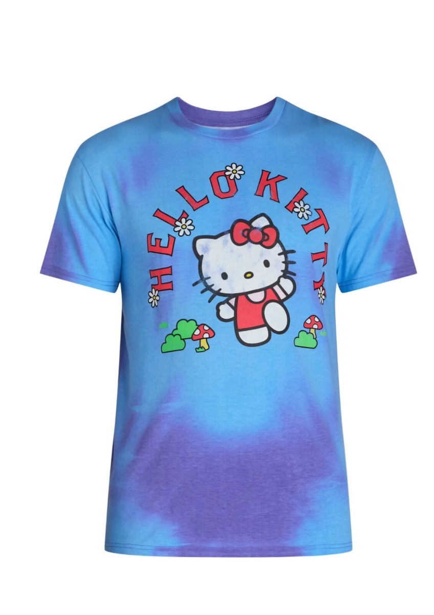 Hello Kitty Men's Graphic Tee with Heat Reactive Color Change