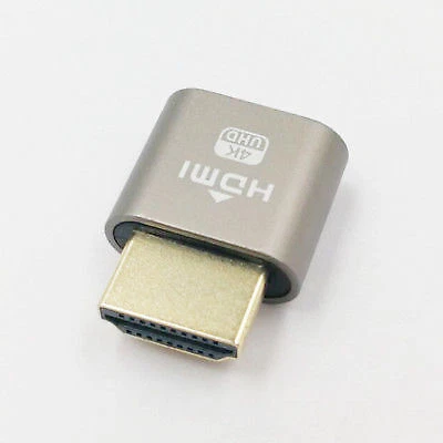 EDID Connector VGA DVI HDMI Mini DP Displayport Virtual Display Dummy Adapter - Image 4 of 4