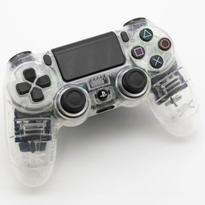 ClearView kundenspezifisches Gehäuse für Sony DualShock 4 Controller Schale klar transparent
