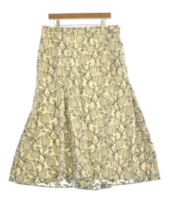 JIL SANDER Long/Maxi Length Skirts BeigexGray(Patterned) 2200565687199