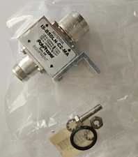 N M/F Bulkhead Coaxial RF Surge Protector 10MHz - 1GHz DC Block IS-B50LN-C2-MA