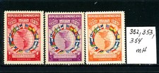Dom. Rep. Scott # 352, 353, 354 - MH                   (10-C186)