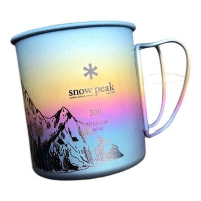 Snow Peak Titanium Mug 300ml Aurora MG-142 Japan Limited Outdoor Camping Cup