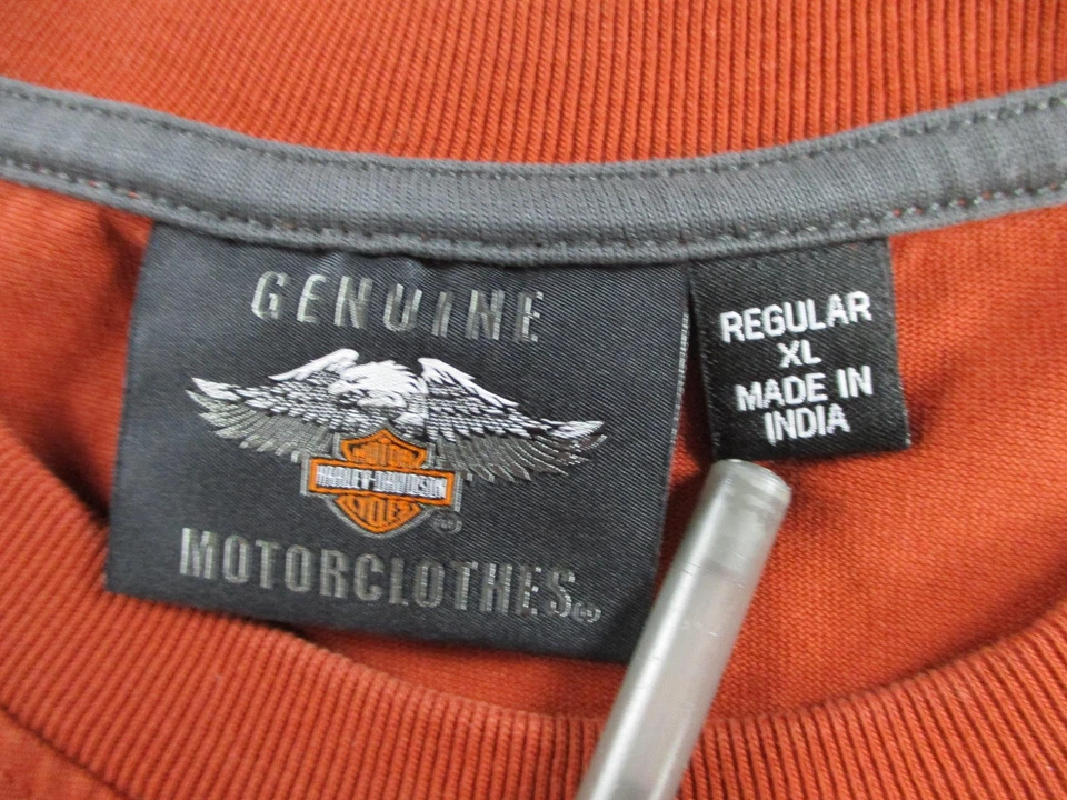 Suéter Harley Davidson Para Hombres XL Manga Larga Barra Escudo Pullover Cuello Redondo Informal Foto 4 de 4