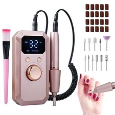 Rechargeable Electric Nail Drill Machine - Professional Portable Nail 20000RPM