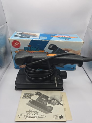 #ad King Craft WK 135 VS Vibrationsschleifer Schleifmaschine Schwingschleifer 135W EUR 21.15