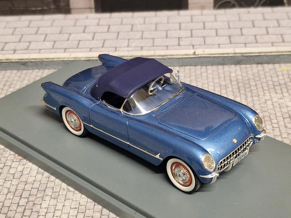 1/43 NEO SCALE MODELS - CHEVROLET CORVETTE C1 SPIDER CABRIOLET CLOSED 1953 - Immagine 3 di 4