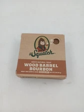 Dr. Squatch Bar Soap for Men Wood Barrel Bourbon Jimmy Red Corn and Sand 5 Ounce