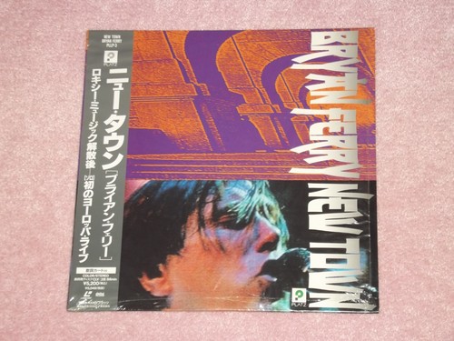 BRYAN FERRY / ROXY MUSIC New Town - RARE 1990 JAPAN LASERDISC + OBI (PLLP-3)