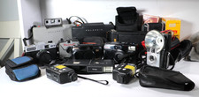 Vintage still camera lot - Untested - Polaroid, Minolta. accessories for Repair