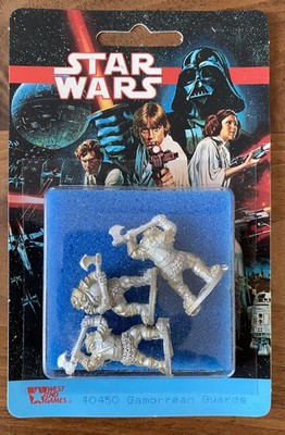 Star Wars - Miniatures - Gammorean Guards - West End Games 40450 - RPG