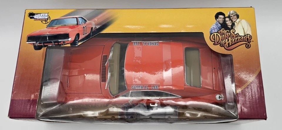 Auto World 1969 Dodge Challenger Dukes of Hazzard General Lee 1:18 NIB RARE - Image 2 of 4