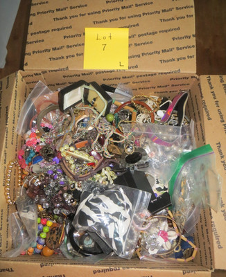 12.56 of Wearable & Junk Jewelry- Large Assortment of Items-Lot #7-READ