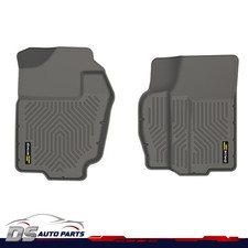 TPE All Weather Floor Mats 1st Row Gray Fits 1994-2002 Dodge Ram 1500 2500 3500
