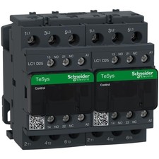 1PC SCHNEIDER ELECTRIC LC2D25G7 Reversing Contactor LC2, 3P, 25A, 20hp, 120VAC,