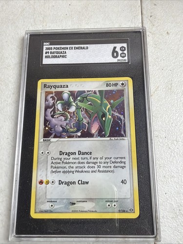 Rayquaza graded SGC 6 for sale on eBay