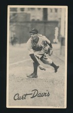 1936 Goudey WIDE PEN Premiums (Type 1) -CURT DAVIS (Philadelphia Phillies)