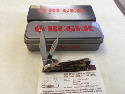 W.R Case & Sons Cultery CaseXX Ruger 06220 SS with Ruger Tin