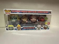 Iron Maiden Eddie Glow In the Dark 4-pack  AE Exclusive Funko Pop! Vinyl Figures