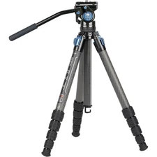 Sirui ST-125 5-Section Carbon Fiber Tripod & VA-5 Ultra-Compact Video Head Kit