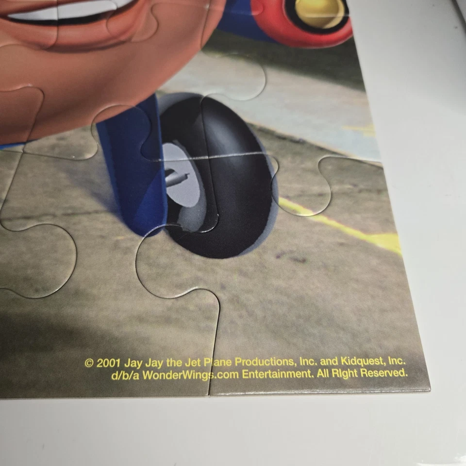 Jay Jay The Jet Plane 24 Piece Puzzle 2002 Pressman Kids Jigsaw Complete - Image 2 of 4