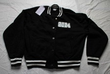 Better Together Women's 2024 Printed Snap Closure Varsity Jacket JT8 Black Small Better Together Women's 2024 Printed Snap Closure Varsity Jacket JT8 Black Small