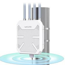 WAVLINK AX1800 Outdoor WiFi 6 Extender, IP67 Weatherproof Outdoor Access Poin...