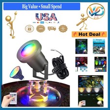 12V RGB CCT Underwater Pond Light LED MR16 with Remote Control