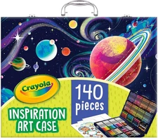 Inspiration Art Case Space Coloring Set (140Pcs), Art Kit for Kids, Crayons, ...