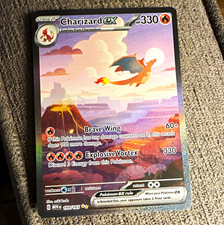 Charizard ex 199/165 SV Scarlet Violet 151 SIR Full Art Holo English 330HP