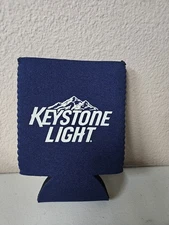 12 Oz Keystone Light Can Holder Koozie Beer Cooler Blue