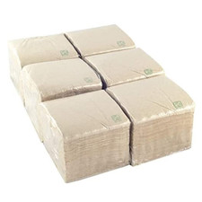 – 600 Stück Cocktailservietten Der Marke Bio-Eco – Color Natural – 100% Recycelb