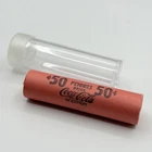 Vintage Coca Cola Penny Coin Roll – 50¢ Wheat Cent – Covered Ends – Unsearched