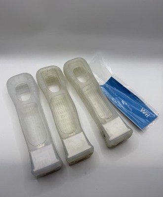 Lot of 3 Nintendo Wii Motion Plus MotionPlus Adapter RVL-026 OEM W/ Sleeves