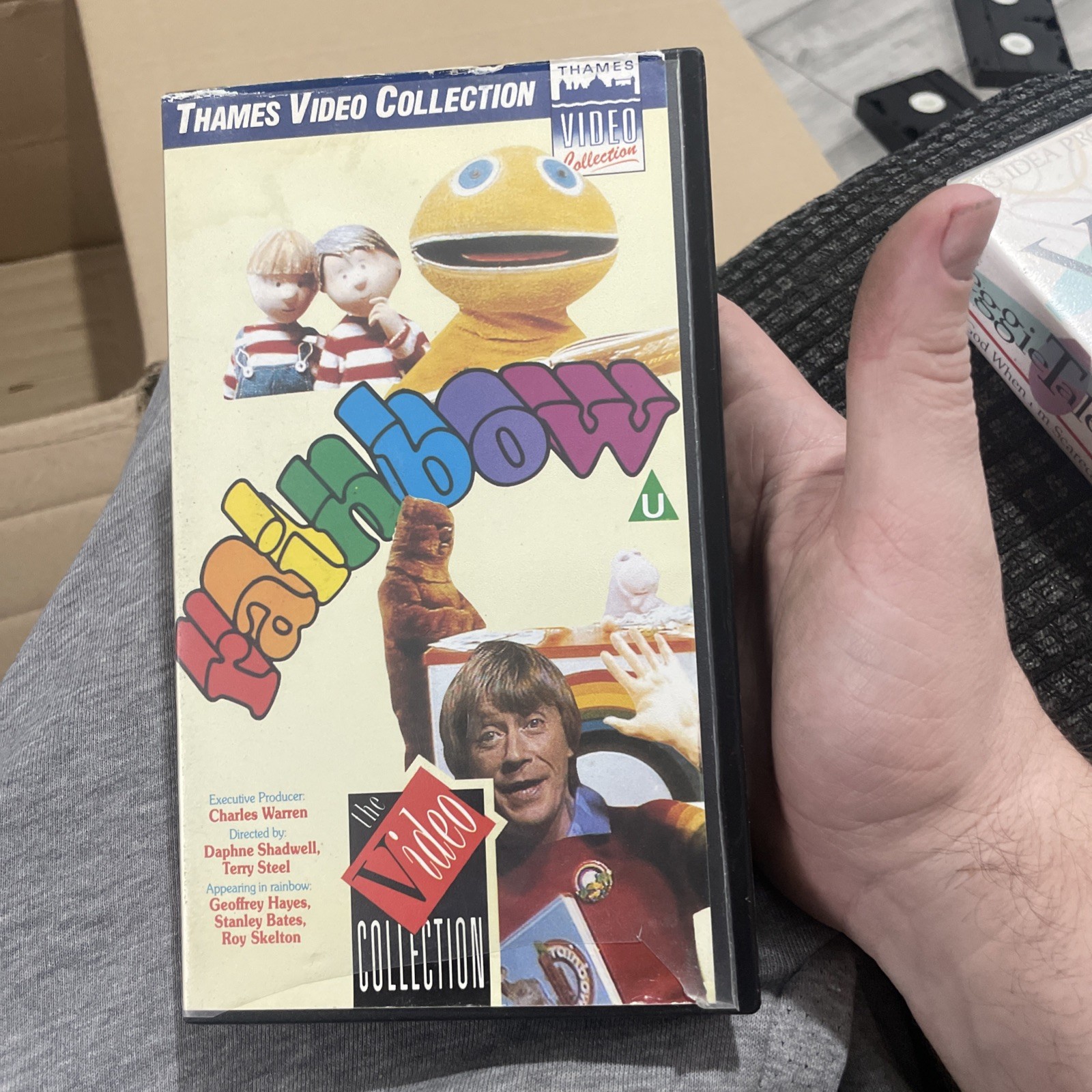 ORIGINAL VINTAGE 1986 RAINBOW Rare VHS Kids VIDEO BUNGLE ZIPPY GEORGE ROD JANE