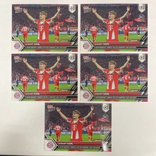 (5) 2025 Topps Now UCL Lennart Karl #38 RC Youngest UCL Goalscorer PR /5169 Lot