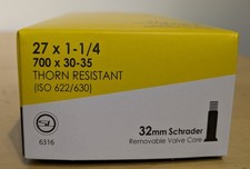 Sunlite thorn resistant tube 700 x 30-35 27x1 32mm schrader valve