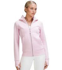 NWT LULULEMON Scuba Hoodie Full Zip Heathered Vita Pink Size 12 138 Retail