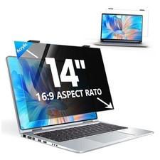 Laptop Privacy Screen 9H Hanging Privacy Screen for Laptop for 16:9, 14 inch