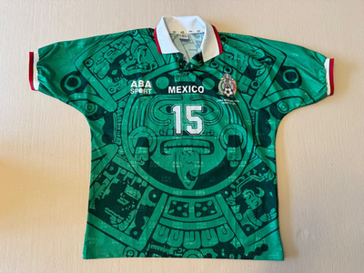 Mexico 1998 Home Shirt ABA Sport Hernandez #15 Jersey Maglia Trikot L/XL