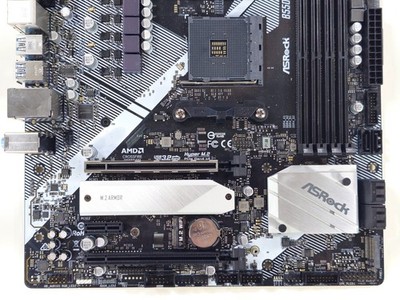 【オマケ・新品】ASRock B550M Pro4 Micro ATX ASRock B550M Pro4 AMD AM4 microATX Motherboard - Micro Center