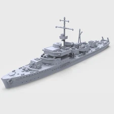 SSMODEL SSC1200619 1/1200 Military Model Kit German K2 Gunboat