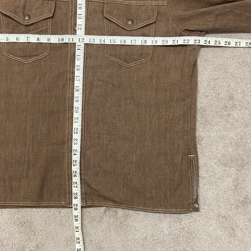 Vintage 70s Big Yank Shirt Men’s Large Permanent Press Western Snap Workwear USA - Photo 2/14