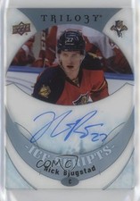 2015-16 Upper Deck Trilogy Ice Scripts Nick Bjugstad #IS-NB Auto 2d8