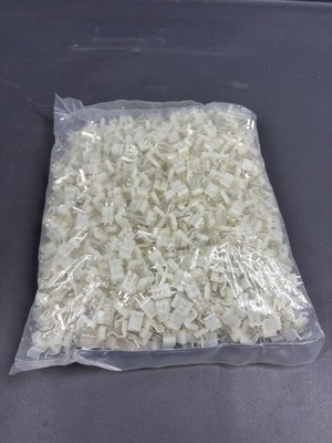 2000pcs 2-Pin Jumper Caps Shorting Blocks 2.54mm Pitch White PCB Shunts